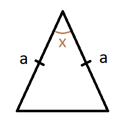 площадь равнобедренного треугольника через угол